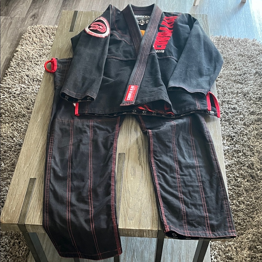 Black and Red Martial Arts Gi
